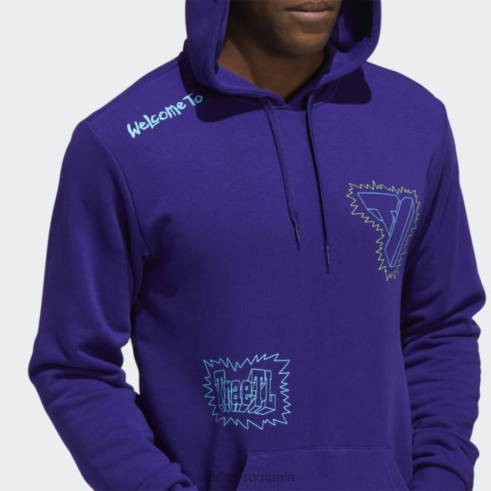 Adidas hanorac violet trae bărbați Violet 2JBN1522