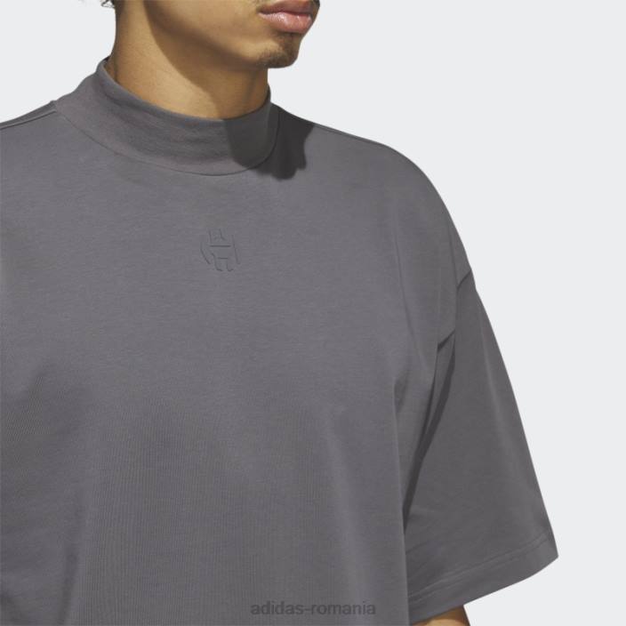 Adidas harden tricou de călătorie gri bărbați gri 2JBN13952
