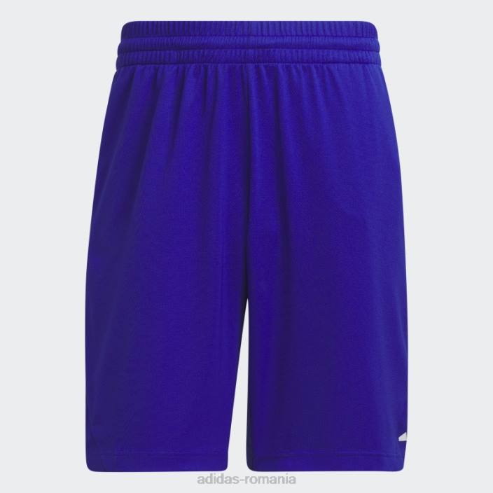 Adidas insigna baschet de pantaloni scurți sport albastru bărbați albastru/negru 2JBN5155