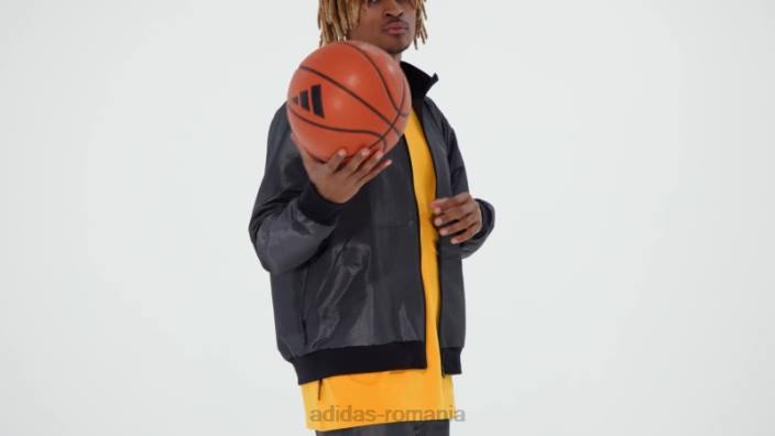 Adidas jachetă de călătorie gri harden bărbați gri 2JBN5879