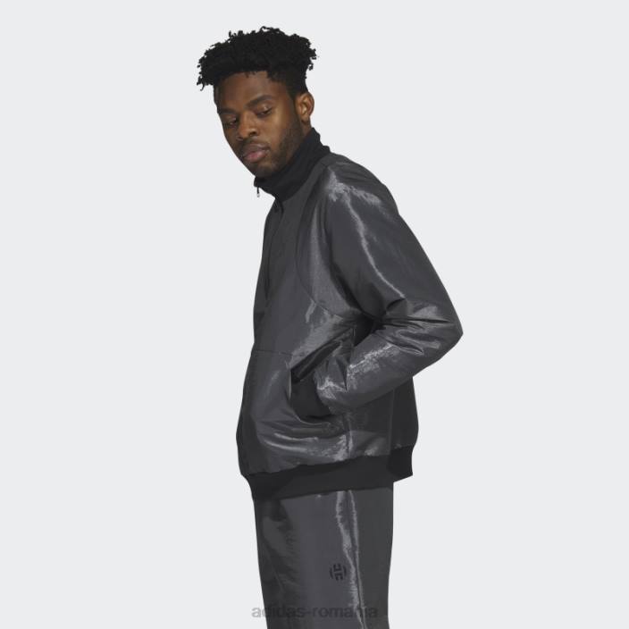 Adidas jachetă de călătorie gri harden bărbați gri 2JBN5879