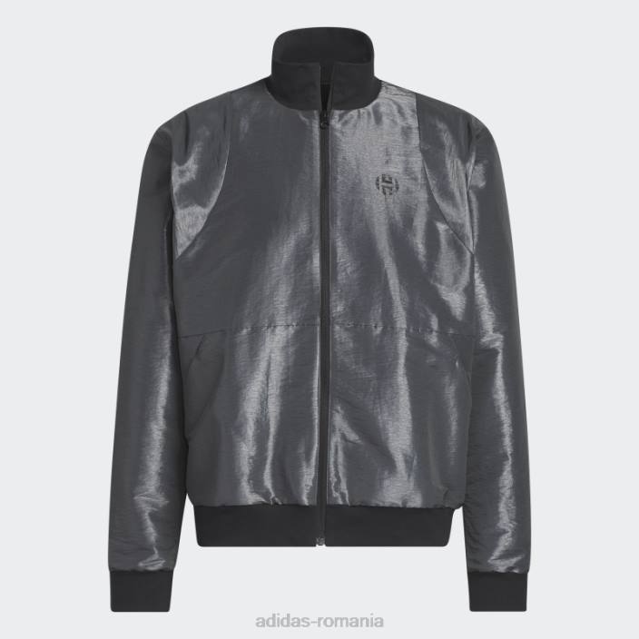 Adidas jachetă de călătorie gri harden bărbați gri 2JBN5879