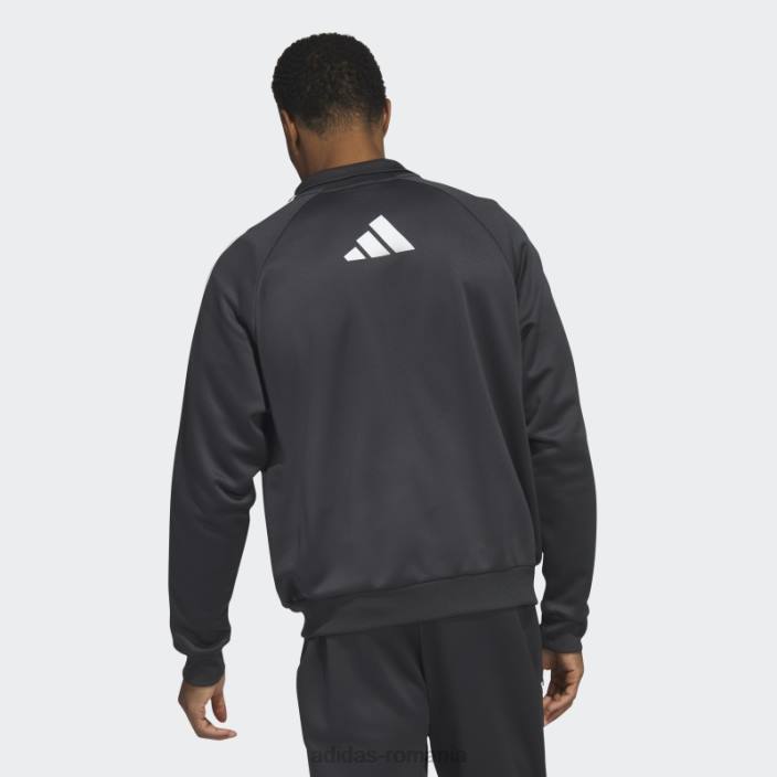 Adidas jachetă selectă de baschet de modă carbon bărbați carbon 2JBN6133