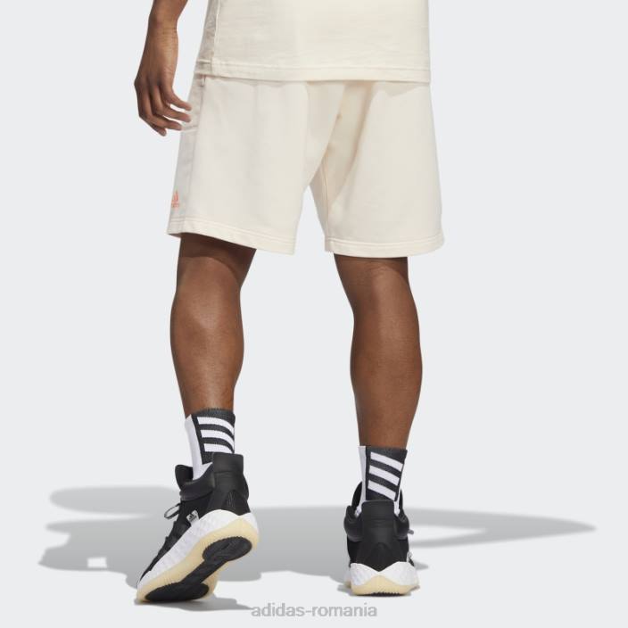 Adidas întări vol. 6 pantaloni scurți nuanță ecru bărbați nuanță ecru 2JBN7333