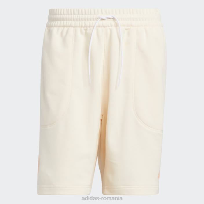 Adidas întări vol. 6 pantaloni scurți nuanță ecru bărbați nuanță ecru 2JBN7333