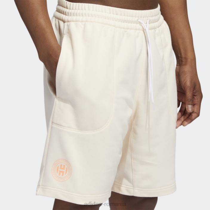Adidas întări vol. 6 pantaloni scurți nuanță ecru bărbați nuanță ecru 2JBN7333