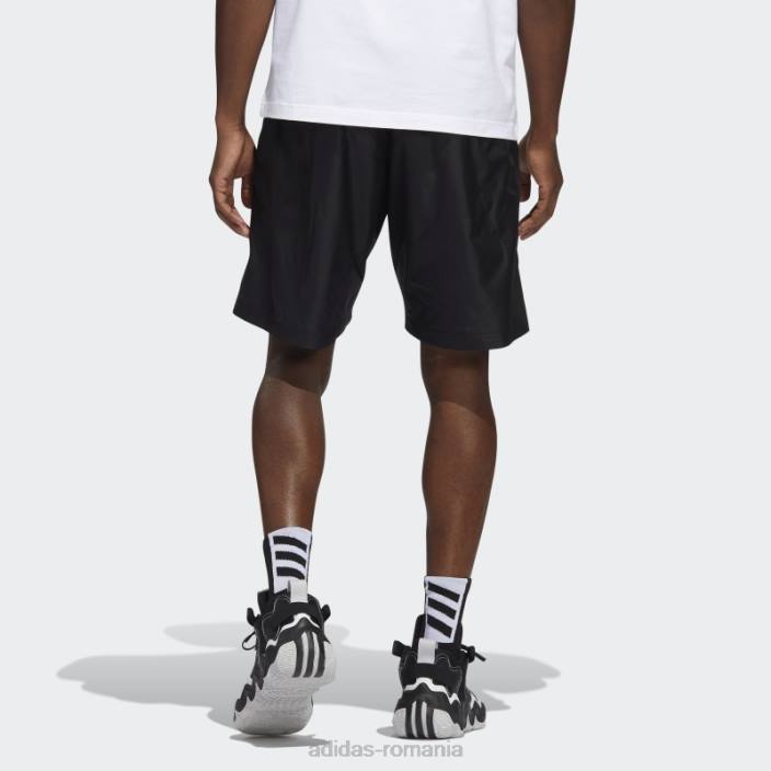 Adidas pantaloni scurți negri bărbați negru 2JBN7216