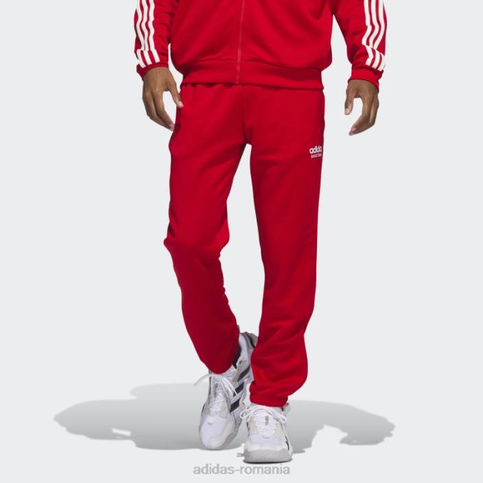 Adidas selecta pantaloni stacojiu adidas bărbați stacojiu 2JBN6084
