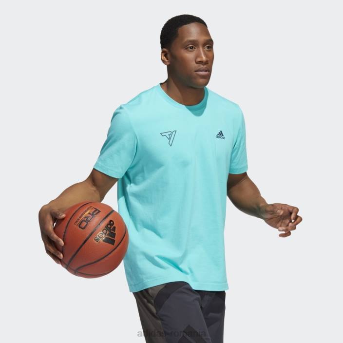 Adidas tricou mint rush trae cel mai îndoit bărbați papură cu mentă 2JBN15058