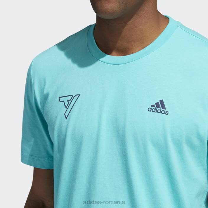 Adidas tricou mint rush trae cel mai îndoit bărbați papură cu mentă 2JBN15058