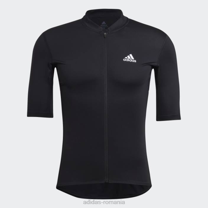 Adidas elegant, tricoul de ciclism cu mânecă scurtă, alb bărbați alb negru 2JBN6483
