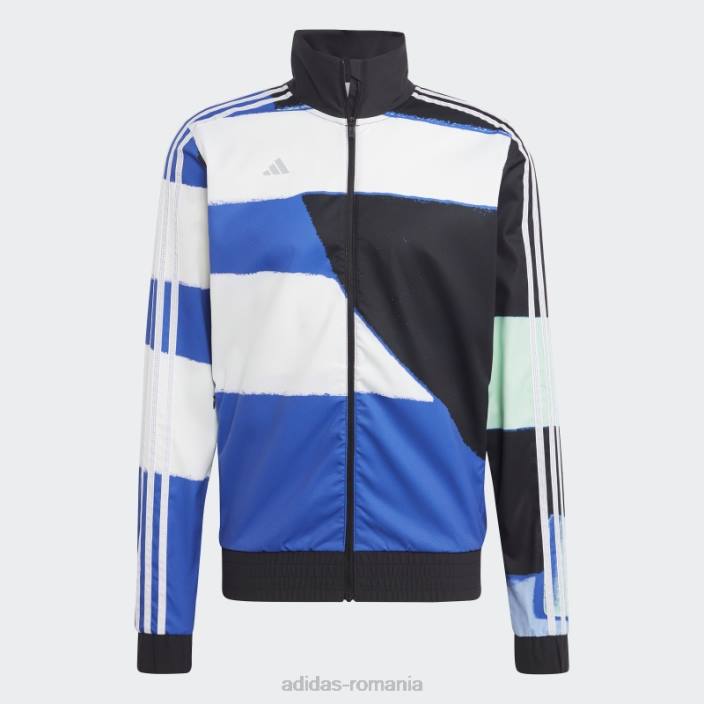 Adidas jacheta de ciclism grafică trackstand neagră bărbați negru 2JBN14120