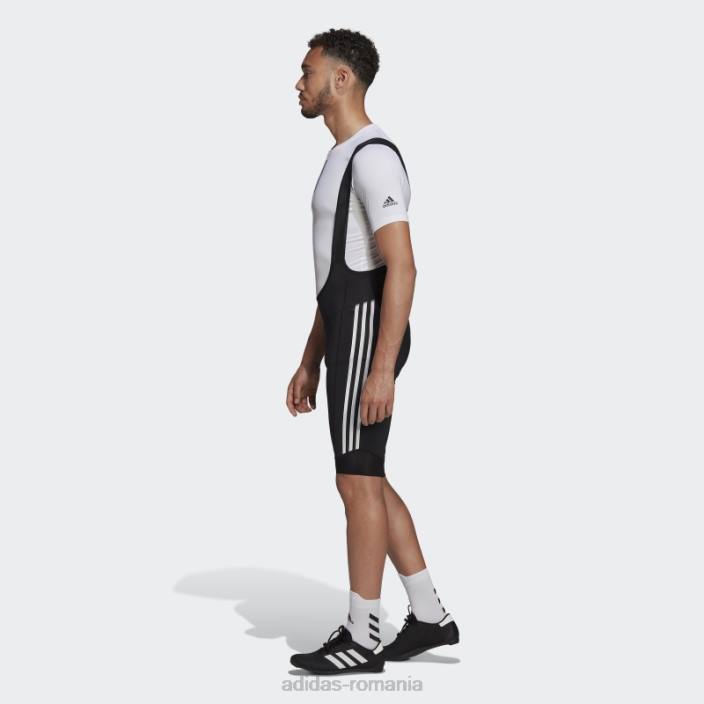 Adidas negru, pantalonii scurți pentru ciclism căptușiți bărbați alb negru 2JBN1271