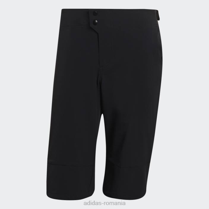 Adidas bermudă neagră cinci ten trailx bărbați negru 2JBN14350