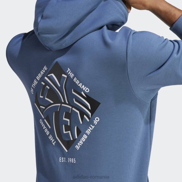 Adidas five ten graphic hanorac oțel adidas bărbați oţel 2JBN13608