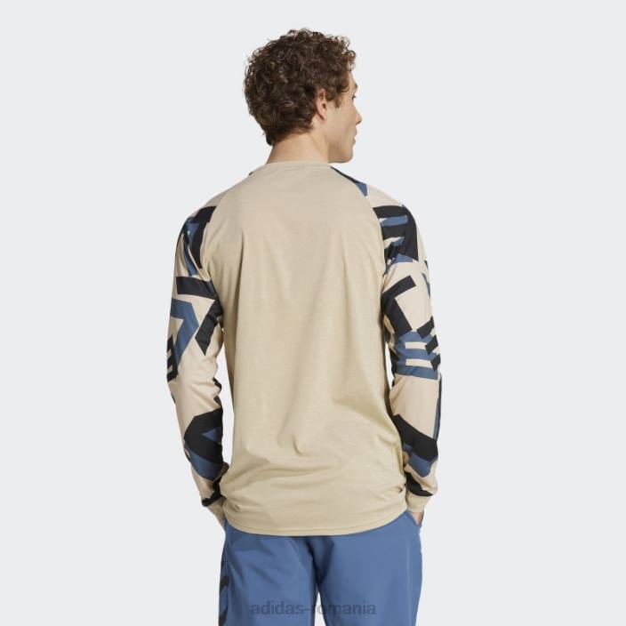 Adidas five ten trailx tricou cu mânecă lungă savanna bărbați savană 2JBN5827