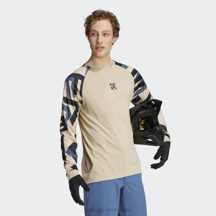 Adidas five ten trailx tricou cu mânecă lungă savanna bărbați savană 2JBN5827