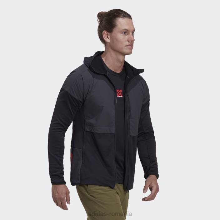 Adidas jachetă de vânt cinci ten flooce negru adidas bărbați negru 2JBN13812