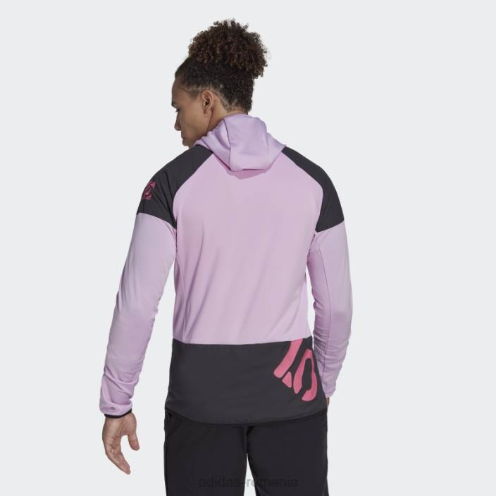 Adidas lila cinci ten flooce jachetă adidas bărbați liliac/negru 2JBN14967