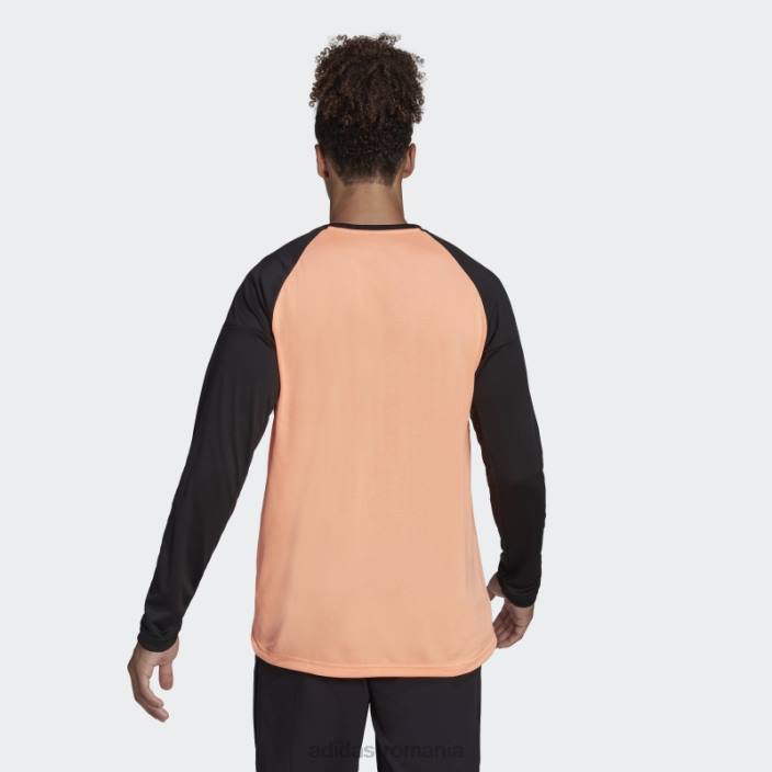 Adidas tricou adidas cu mânecă lungă beam orange five ten bărbați fascicul portocaliu 2JBN14979