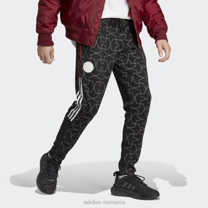 Adidas 32 de echipe pantaloni cu mansete negri bărbați negru 2JBN1508