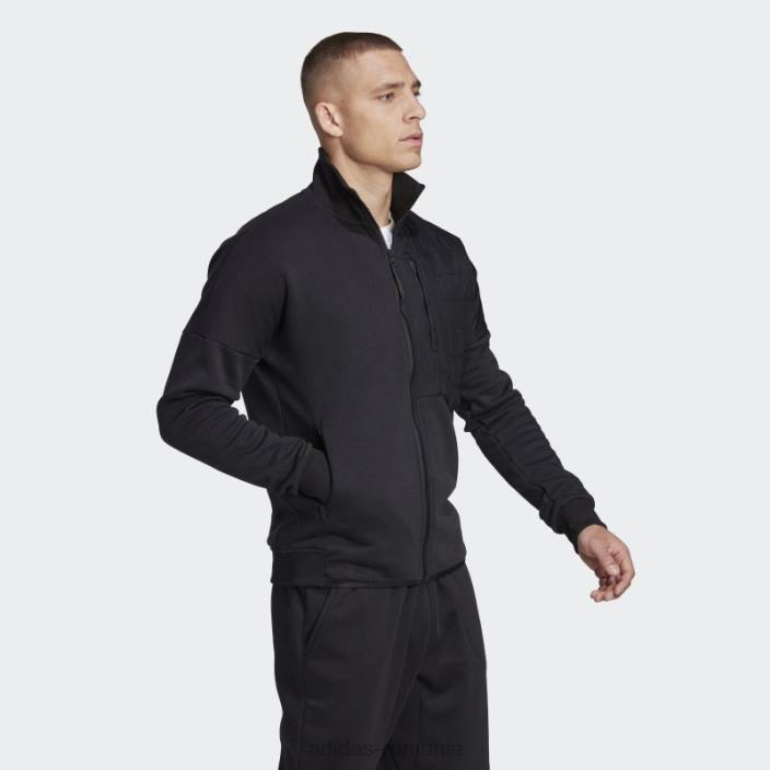 Adidas 4 cmte track top carbon bărbați negru/carbon 2JBN14589