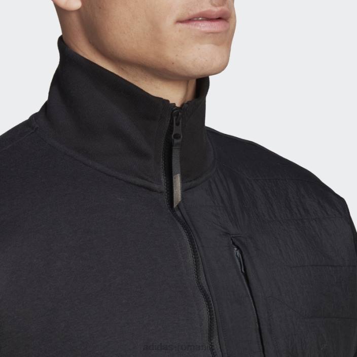 Adidas 4 cmte track top carbon bărbați negru/carbon 2JBN14589