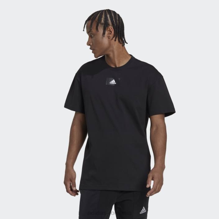 Adidas Essentials feelvivid tricou negru cu umăr adidas bărbați negru 2JBN7044