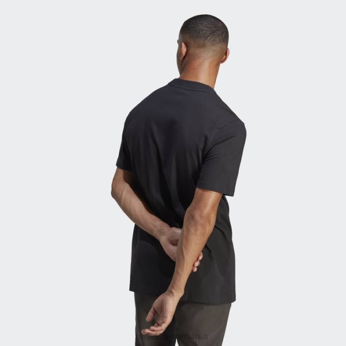 Adidas Insigna icoane viitoare de tricou sport negru bărbați negru 2JBN1100