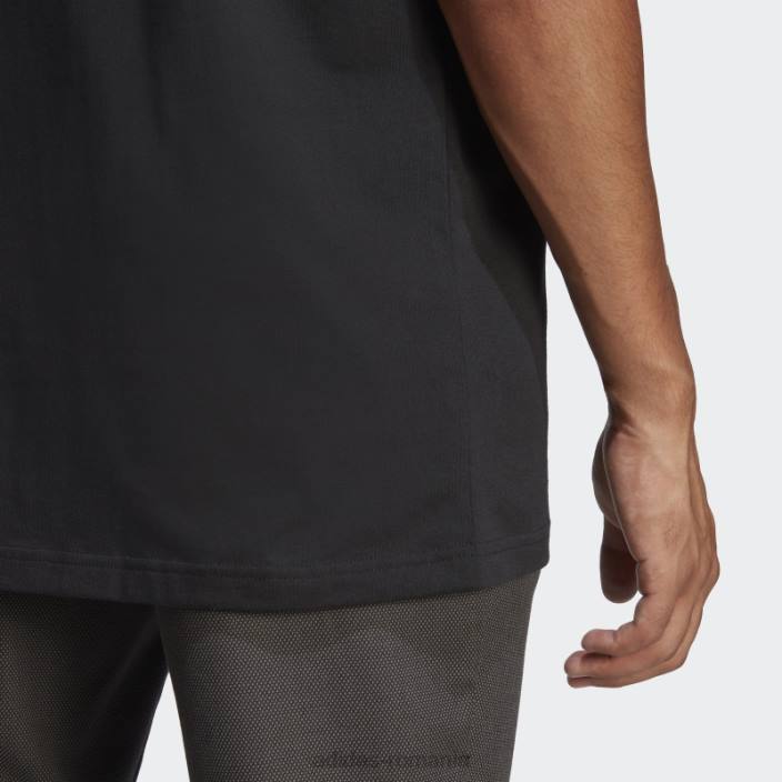 Adidas Insigna viitoare icoane ale tricouului sport negru adidas bărbați negru 2JBN5022