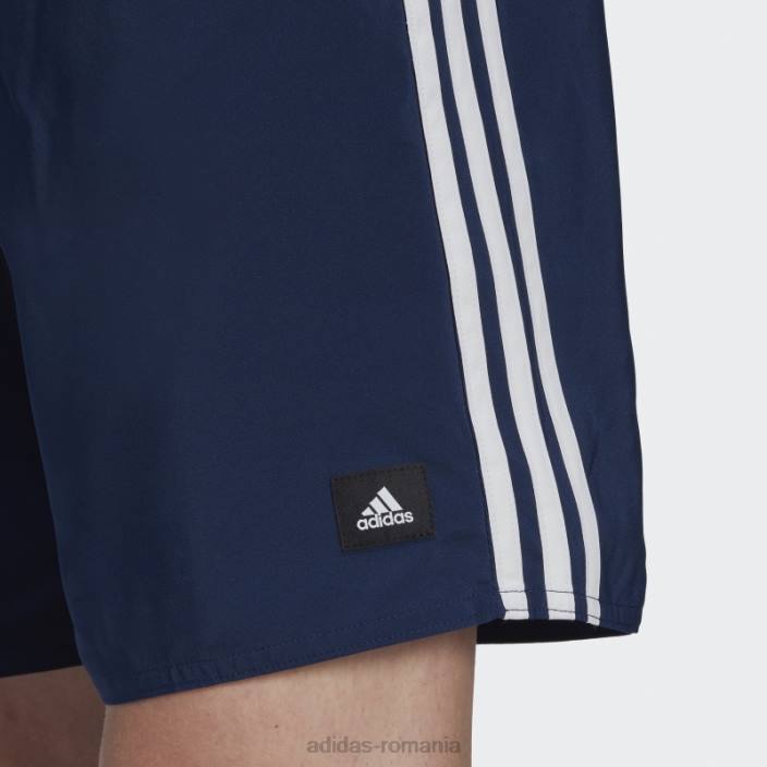 Adidas Pantaloni scurți de baie albi clx cu 3 dungi bărbați bleumarin/alb 2JBN13202