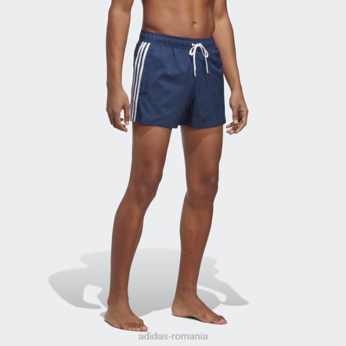 Adidas Pantaloni scurți de baie clx cu 3 dungi alb bărbați bleumarin/alb 2JBN13262