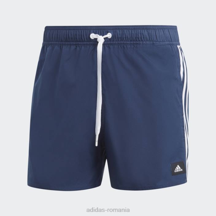 Adidas Pantaloni scurți de baie clx cu 3 dungi alb bărbați bleumarin/alb 2JBN13262