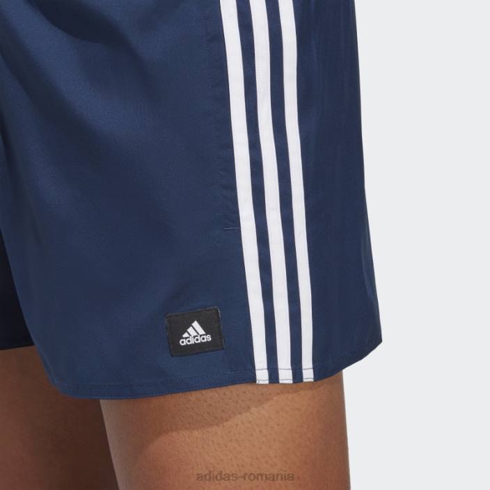 Adidas Pantaloni scurți de baie clx cu 3 dungi alb bărbați bleumarin/alb 2JBN13262