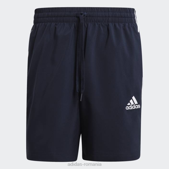 Adidas aeroready essentials pantaloni scurți chelsea cu 3 dungi ink adidas bărbați cerneală/alb 2JBN6684