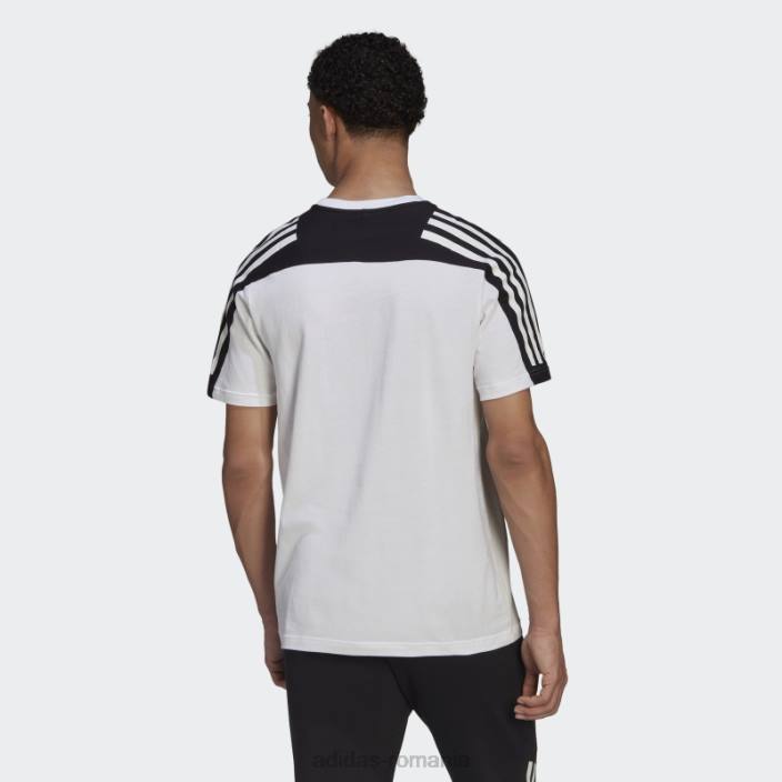 Adidas alb viitor icons 3-stripes tee fashion bărbați alb 2JBN6719