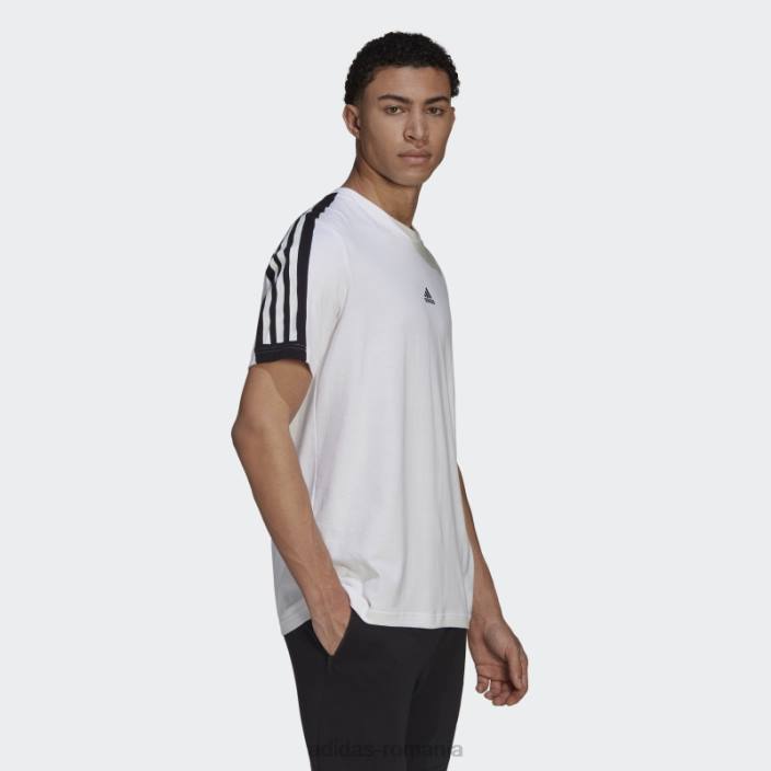 Adidas alb viitor icons 3-stripes tee fashion bărbați alb 2JBN6719