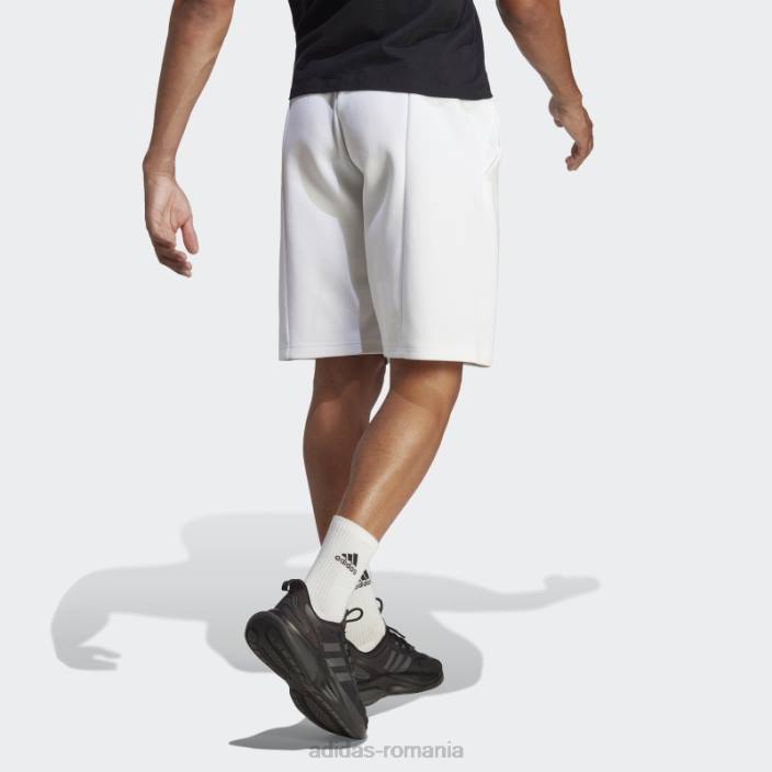 Adidas alb viitor icons insignă de pantaloni scurți sport adidas bărbați alb negru 2JBN13557