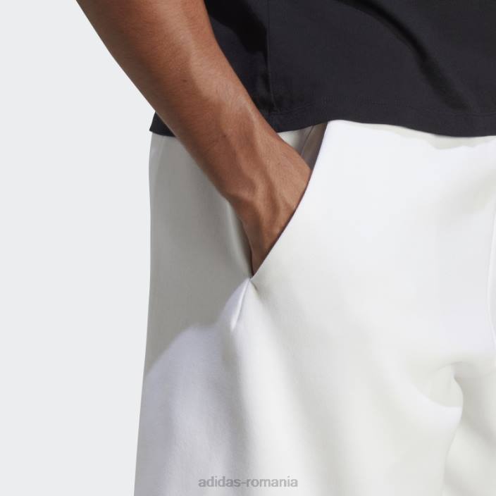 Adidas alb viitor icons insignă de pantaloni scurți sport adidas bărbați alb negru 2JBN13557