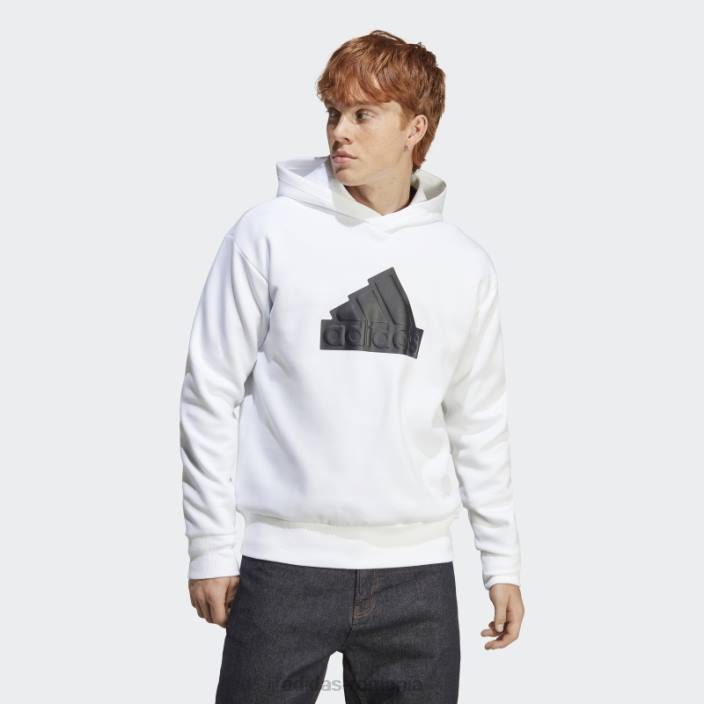 Adidas alb viitor icons insignă de sport hanorac fierbinte bărbați alb 2JBN5355