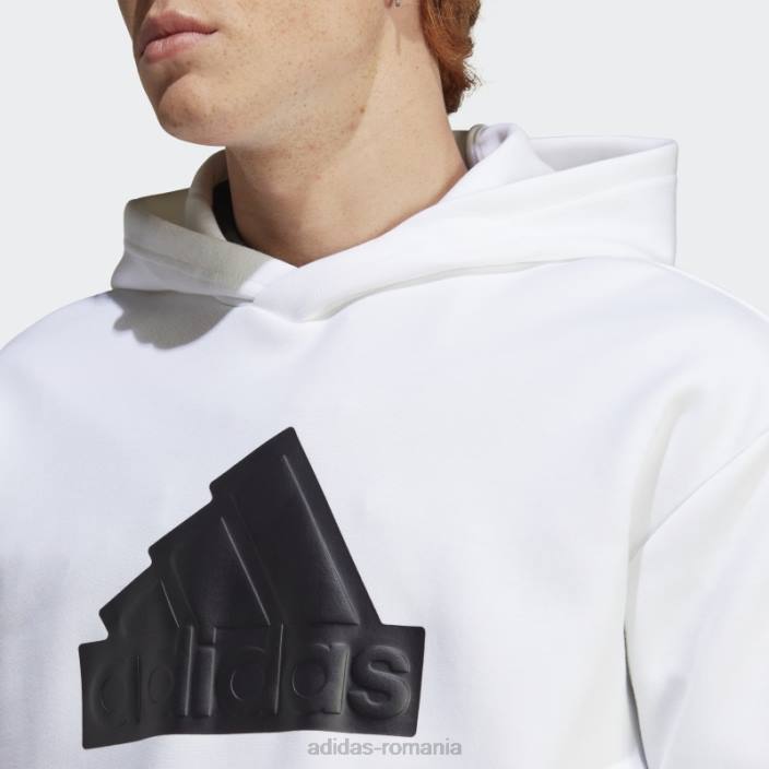 Adidas alb viitor icons insignă de sport hanorac fierbinte bărbați alb 2JBN5355