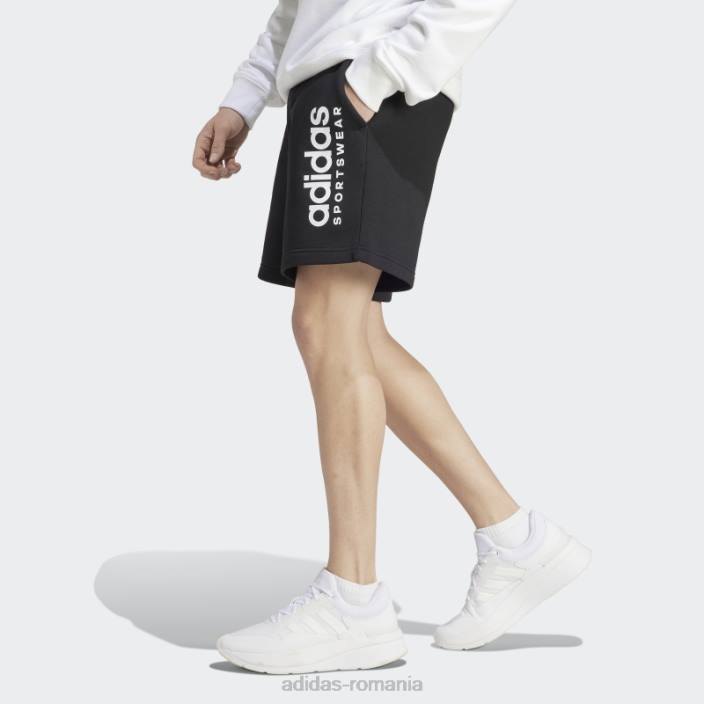 Adidas all szn fleece graphic pantaloni scurți negru adidas bărbați negru 2JBN5118