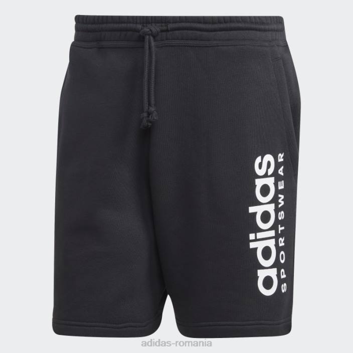 Adidas all szn fleece graphic pantaloni scurți negru adidas bărbați negru 2JBN5118