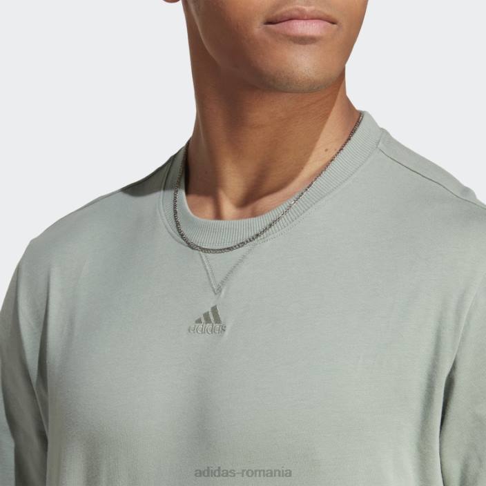 Adidas all szn tee verde argintiu bărbați verde argintiu 2JBN5672