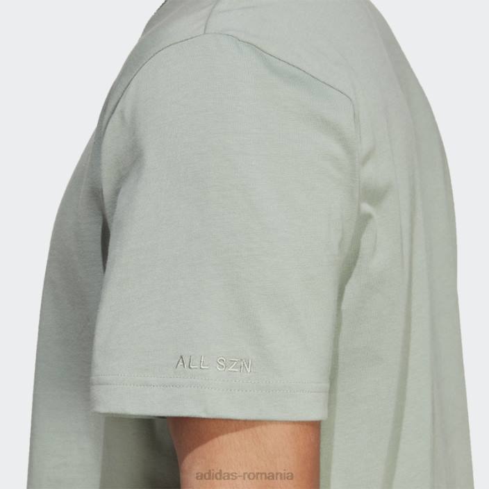 Adidas all szn tee verde argintiu bărbați verde argintiu 2JBN5672