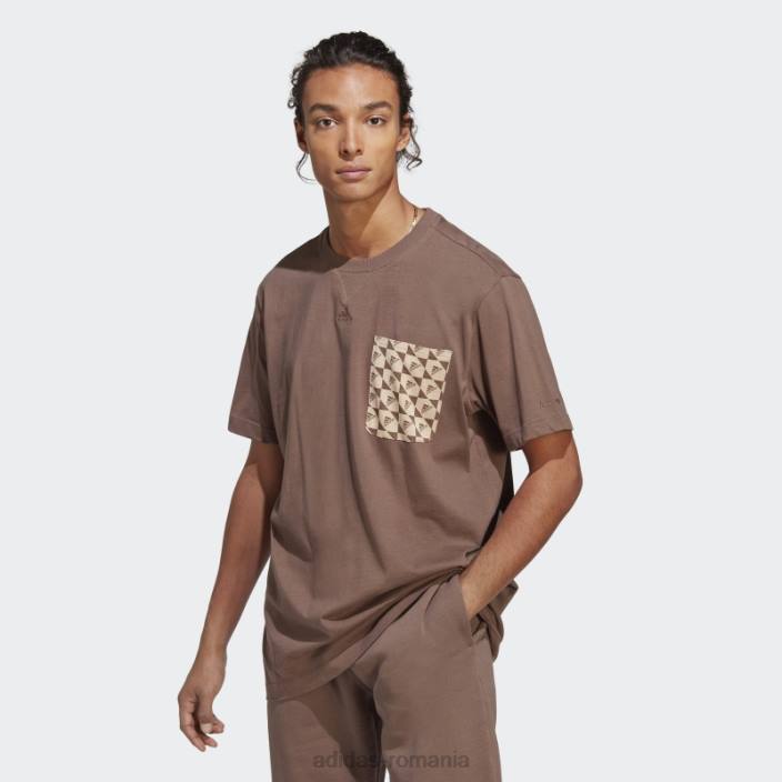 Adidas all szn x logomania tricou pământ bărbați Pământ 2JBN14294