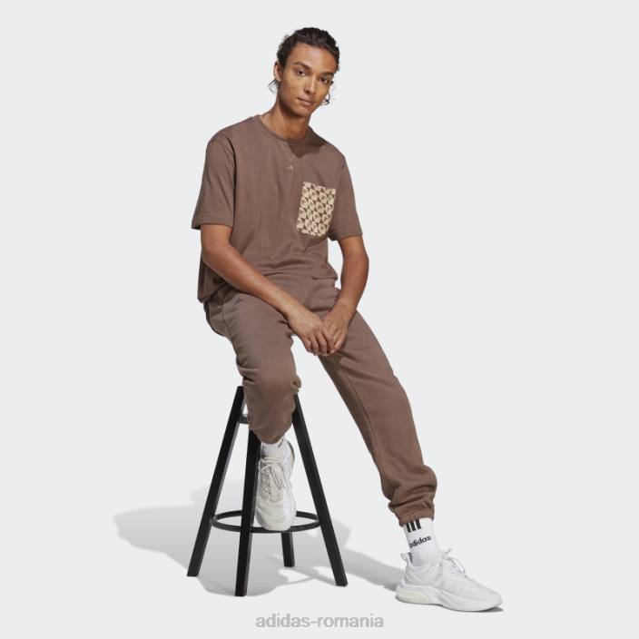 Adidas all szn x logomania tricou pământ bărbați Pământ 2JBN14294