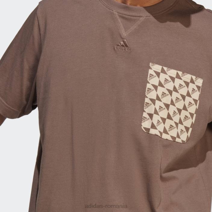 Adidas all szn x logomania tricou pământ bărbați Pământ 2JBN14294
