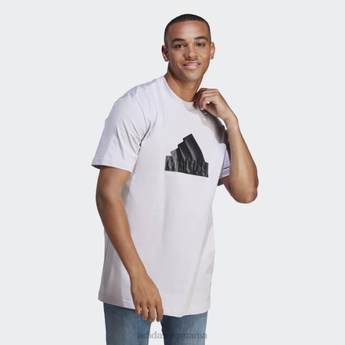 Adidas argintiu zori viitoare icoane insigna de sport tricou bărbați zori argintii 2JBN887