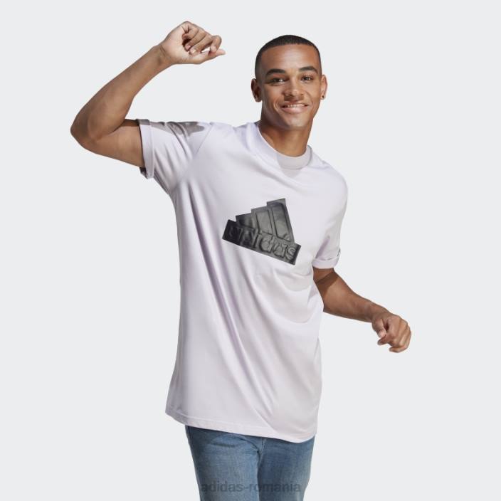 Adidas argintiu zori viitoare icoane insigna de sport tricou bărbați zori argintii 2JBN887